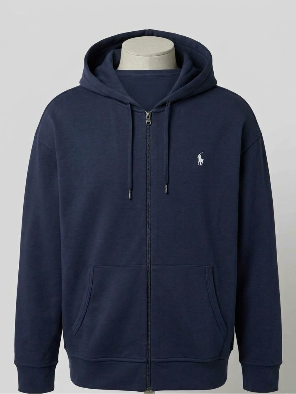 Polo Ralph Lauren Big & Tall 5XB Tech Fleece Hoodie Men’s Gray Cotton Blend
